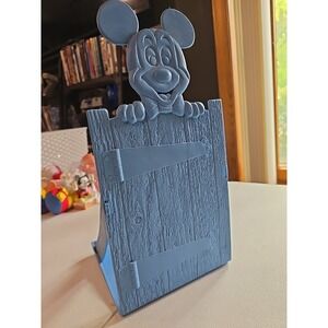Vintage 1975 Walt Disney MICKEY MOUSE Book Club Blue Book Stand - Plastic Holder